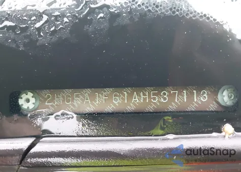 2010 Honda Civic Lx-S из США, поврежденный, VIN 2HGFA1F61AH537113